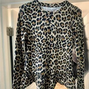 Kate Spade Sz S top with ruffle bottom